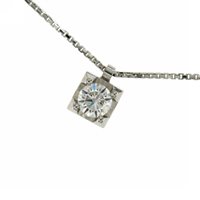 Collana Mirco Visconti Donna Punto Luce 4 Punte in Oro bianco Diamante HP23 - HP23